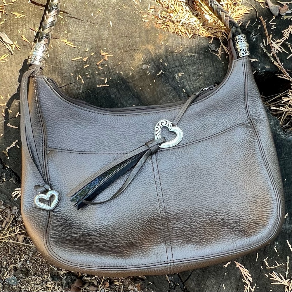Brighton Barbados Metallic Hobo Cut - Medium Sized Like New!